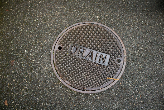 Drain cover and manhole checked during plumbing service